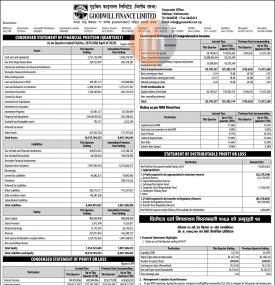Unaudited Financial Result Quarterly 