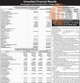 Financial Result - 3 Quarter 