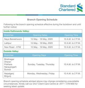 Banking Hours Update