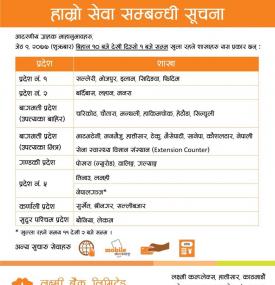 Laxmi Branch Opening Notice