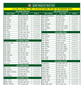 ADBL Banking Hours Notice