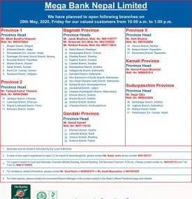 Mega Branch Opening Service