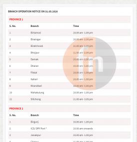 EBL Branch Opening Notice