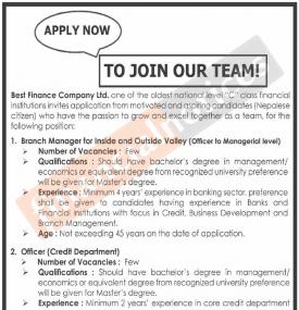 Job Vacancy 
