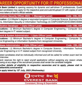Banking Career Opportunity