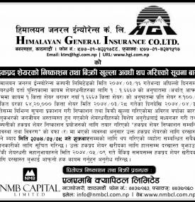 Time Extension Notice of Right Share