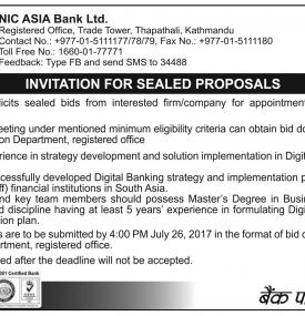 Invitation for Sales Proposal