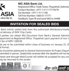 Invitation for Sealed Bids