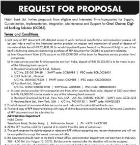 Request for Proposal