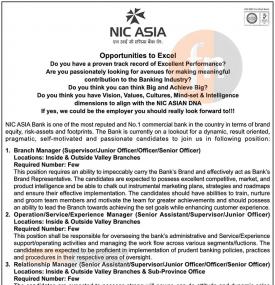 Banking Career Opportunity