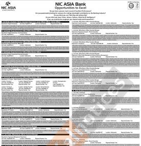 एन आई सि बैंकमा ठूलो मात्रामा कर्मचारी आवश्यकता ।