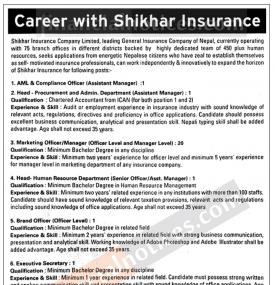 Career Opportunity !!!