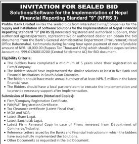Invitation For Sealed Bids