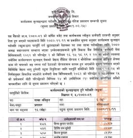 कृषि विकास बैंकको बढुवाको नतिजा प्रकाशन सम्बन्धी सूचना -