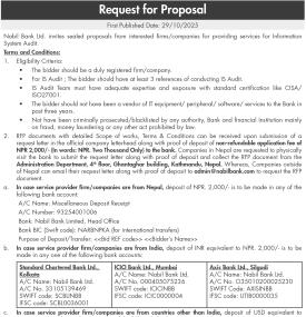 Request for Proposals