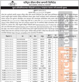 Rastriya Jeevan Beema Company Opens Online Applications for Permanent Positions