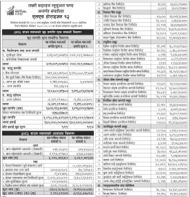  LS Capital Limited has published the LS Horizon 12 Net Asset Value till Shrawan, 2083