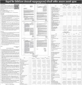 सिद्धार्थ बैंकका शेयरधनी महानुभावहरूलाई पच्चिसौं वार्षिक साधारण सभाको सूचना