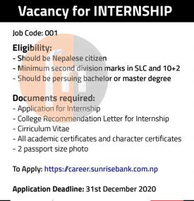 Career Opportunity
