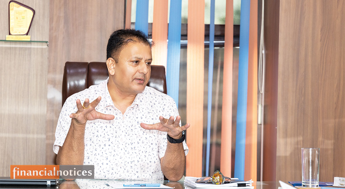 Govinda Dhakal CEO Garima Bikas Bank Interview photograph 1