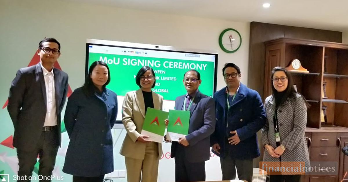 नबिल बैंक र अलोइबीच डिजिटल ग्रीन फाइनान्सिङका लागि समझदारी पत्रमा हस्ताक्षर