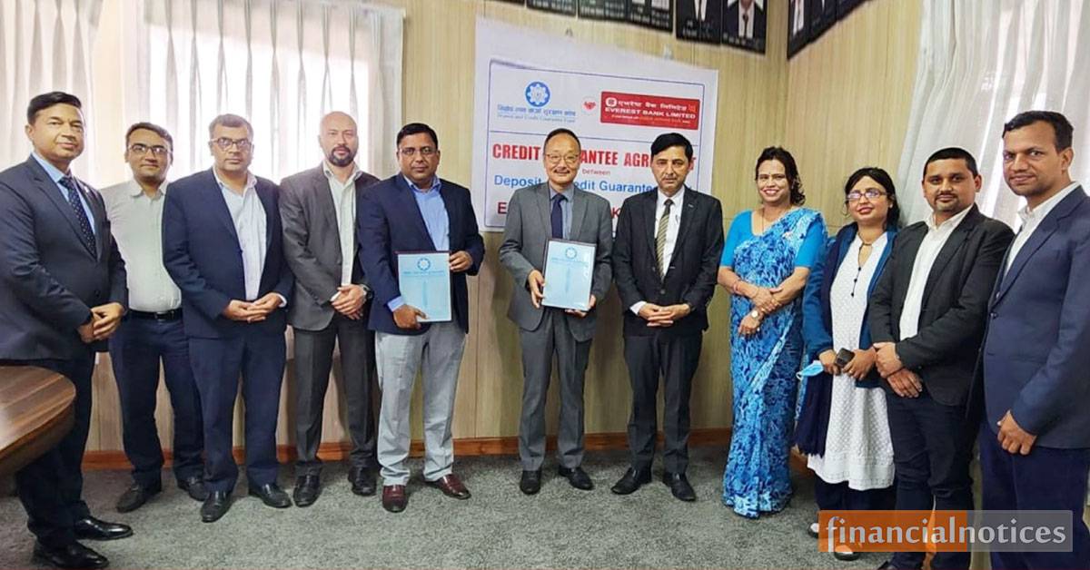 एभरेष्ट बैंक र निक्षेप तथा कर्जा सुरक्षण कोष बिच लघुवित्त तथा विपन्न वर्ग कर्जा सुरक्षण गर्ने सम्झौता