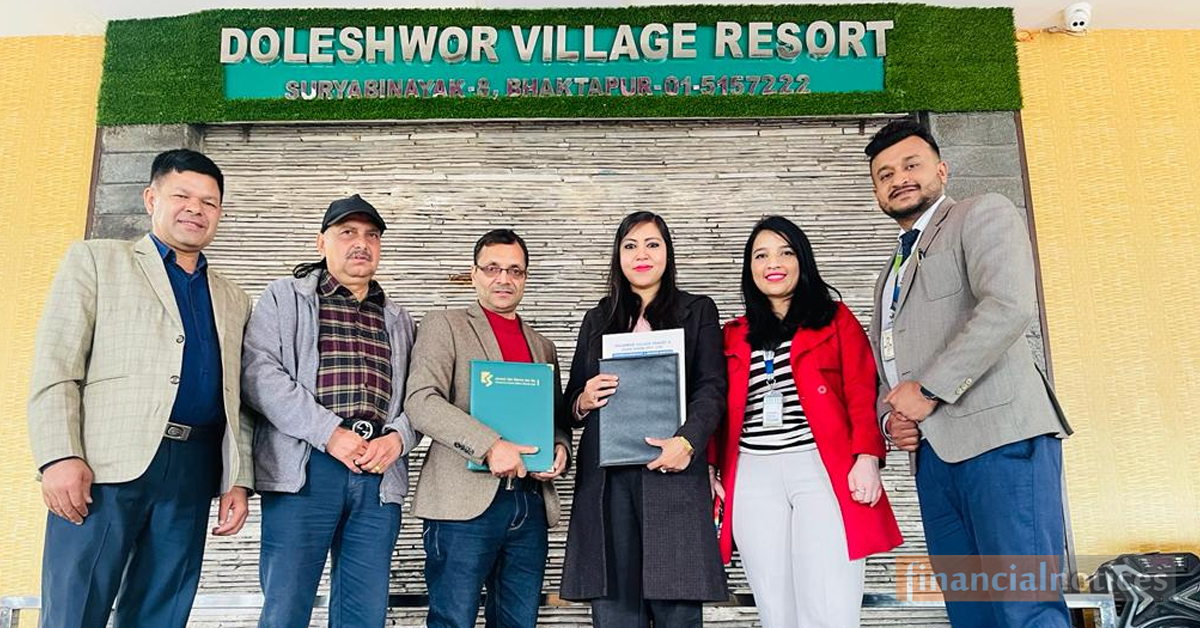 कामना सेवा र डोलेश्वर भिलेज रेसोर्ट एण्ड फार्म हाउस बीच सम्झौता
