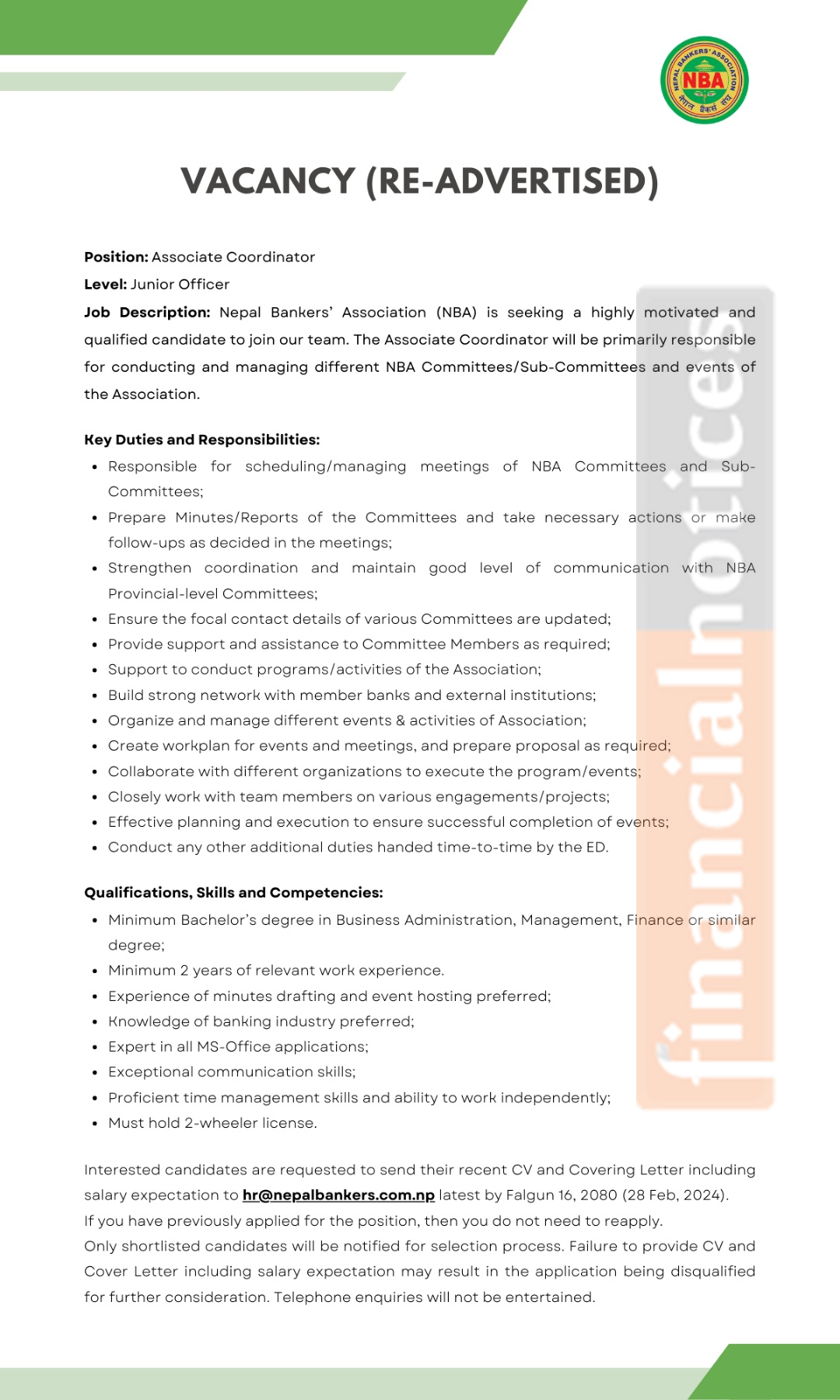 Nepal Bankers Associaitons